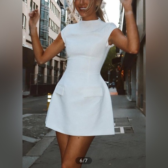 Elegant A-line Mini Dress Commense NWT SZ M CM6